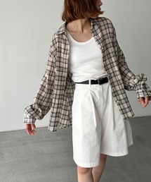 CANAL JEAN | El mar　ヨウリュウチェックシャツ(シャツ/ブラウス)