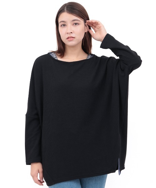 チチカカ（チチカカ）の「サカリバ肩チロリードルマンチュニック（チュニック・レディース・ブラック/グレー/グリーン/アイボリー・FREE）」の8枚目の写真