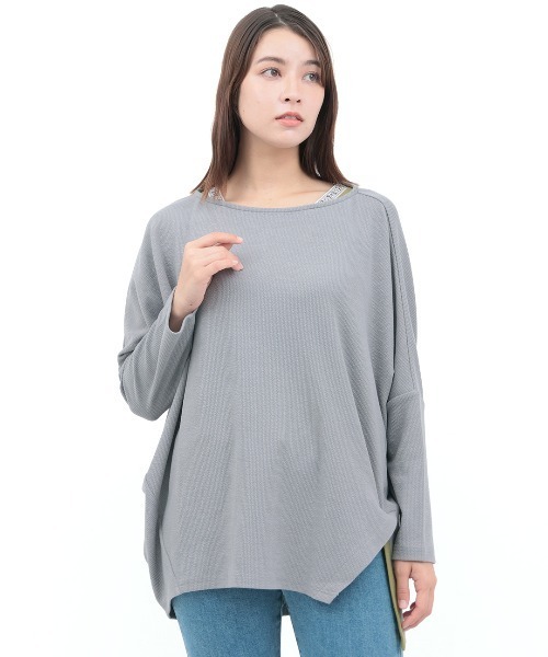 チチカカ（チチカカ）の「サカリバ肩チロリードルマンチュニック（チュニック・レディース・ブラック/グレー/グリーン/アイボリー・FREE）」の9枚目の写真