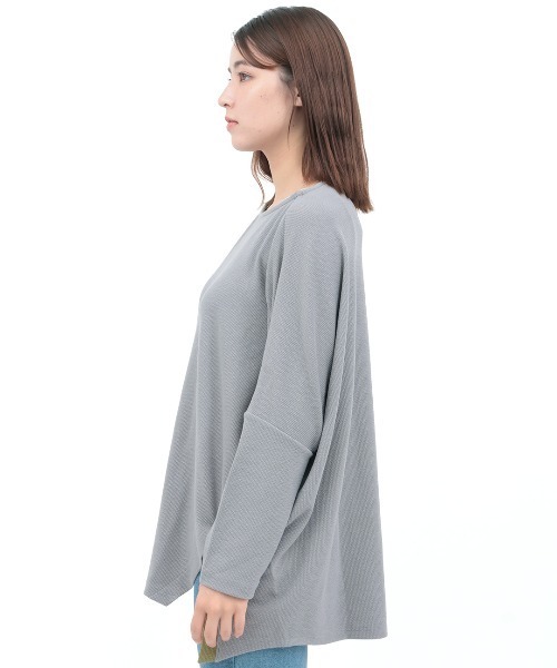 チチカカ（チチカカ）の「サカリバ肩チロリードルマンチュニック（チュニック・レディース・ブラック/グレー/グリーン/アイボリー・FREE）」の12枚目の写真