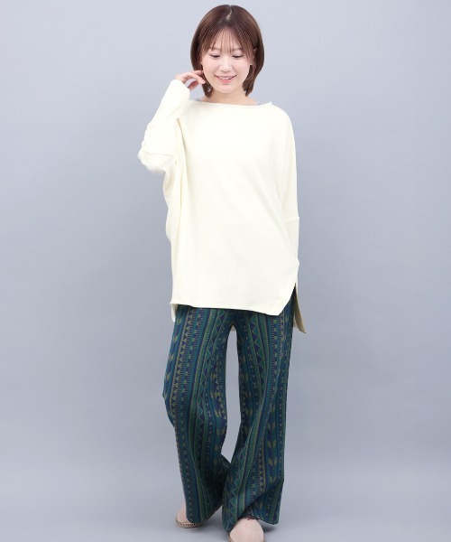 チチカカ（チチカカ）の「サカリバ肩チロリードルマンチュニック（チュニック・レディース・ブラック/グレー/グリーン/アイボリー・FREE）」の22枚目の写真