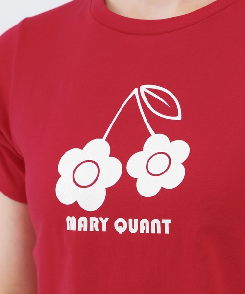 マリークワント MARY QUANT デイジーチェリー Tシャツ （レッド） マリークワント MARY QUANT デイジーチェリー Tシャツ （レッド