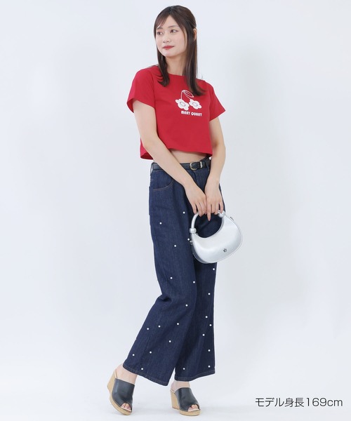 デイジーチェリー Tシャツ（Tシャツ/カットソー）｜MARY QUANT