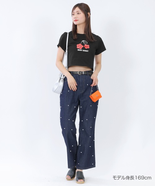 デイジーチェリー Tシャツ デイジーチェリー Tシャツ（Tシャツ/カットソー）｜MARY QUANT