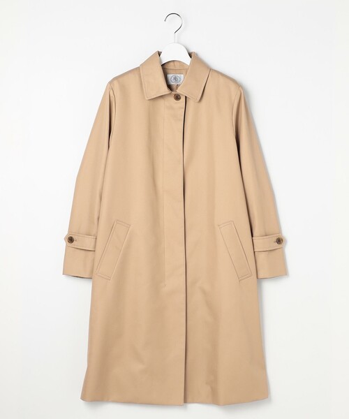 J.PRESS(ジェイプレス)の「コンパクトギャバ ステンカラー コート(ステンカラーコート・レディース・ベージュ系・11/9)」の5枚目の写真