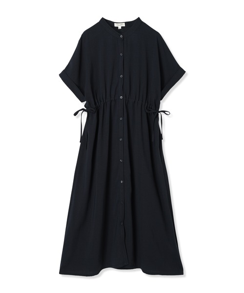 Rosemadame(ローズマダム)の「麻調合繊スキッパ― ドロストシャツワンピース(マタニティ/授乳服)授乳口付き 授乳楽々 妊婦服 産前・産後対応(ワンピース・レディース・ネイビー/ブラウン・M/L/LL)」の18枚目の写真