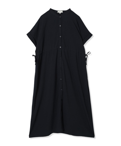 Rosemadame(ローズマダム)の「麻調合繊スキッパ― ドロストシャツワンピース(マタニティ/授乳服)授乳口付き 授乳楽々 妊婦服 産前・産後対応(ワンピース・レディース・ネイビー/ブラウン・M/L/LL)」の20枚目の写真