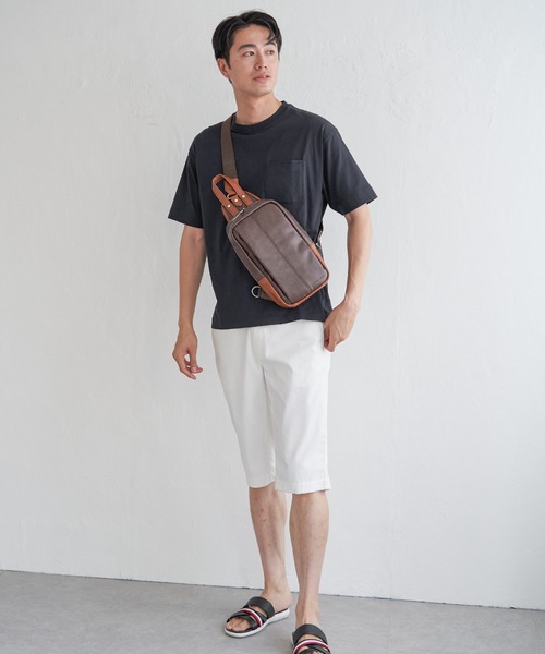 ikka(イッカ)の「【親子コーデ】ストライプMIXポケットTシャツ(Tシャツ/カットソー・メンズ・ホワイト/ライム/ネイビー/ベージュ・S/M/L/XL)」の11枚目の写真