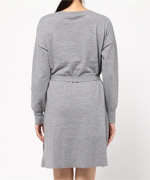 Sheta（シータ）の「ベルト付きニットOP（ワンピース・レディース・グレー/キャメル・FREE）」の5枚目の写真