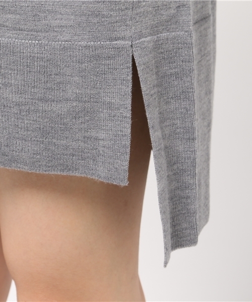 Sheta（シータ）の「ベルト付きニットOP（ワンピース・レディース・グレー/キャメル・FREE）」の9枚目の写真