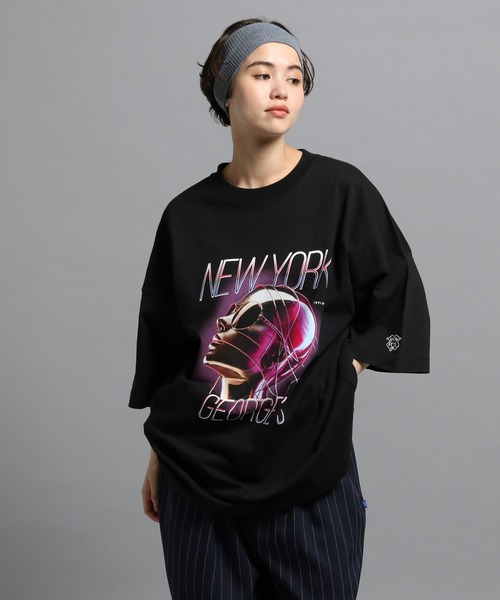GEORGE'S(ジョージズ)の「メタルシティTシャツ(Tシャツ/カットソー・メンズ・ブラック系1/ブラック系3/ブラック系2・MEDIUM/LARGE)」の7枚目の写真