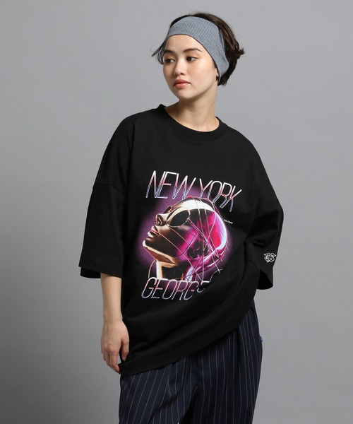 GEORGE'S(ジョージズ)の「メタルシティTシャツ(Tシャツ/カットソー・メンズ・ブラック系1/ブラック系3/ブラック系2・MEDIUM/LARGE)」の6枚目の写真