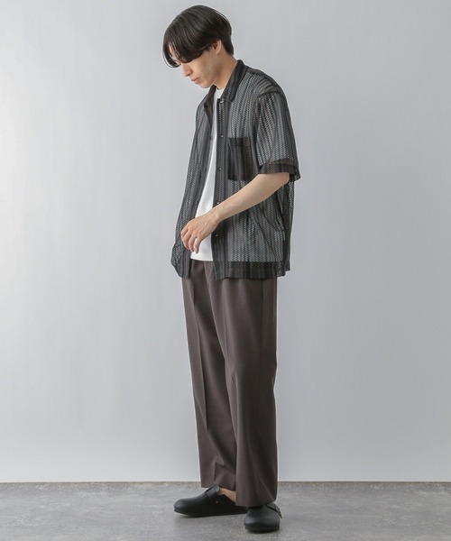 GLOBAL WORK(グローバルワーク)の「トクトク2SET/メッシュシャツ/CLEAN MODE/571603(シャツ/ブラウス・メンズ・ブラック/ブラウン/グリーン・SMALL/MEDIUM/LARGE/X-LARGE)」の5枚目の写真
