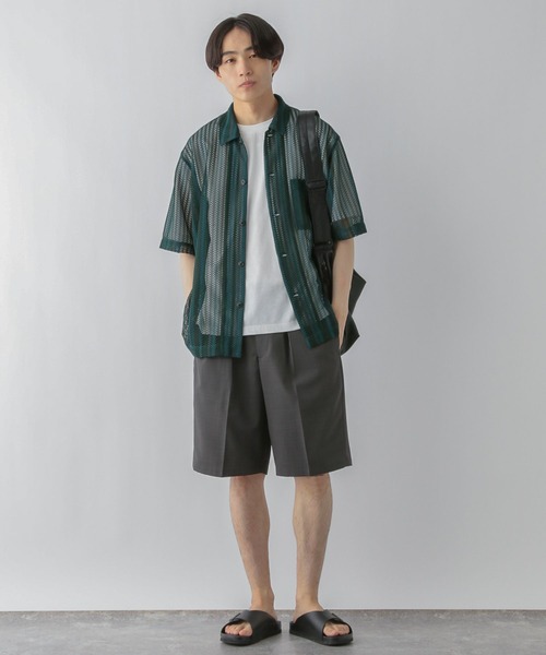 GLOBAL WORK(グローバルワーク)の「トクトク2SET/メッシュシャツ/CLEAN MODE/571603(シャツ/ブラウス・メンズ・ブラック/ブラウン/グリーン・SMALL/MEDIUM/LARGE/X-LARGE)」の20枚目の写真