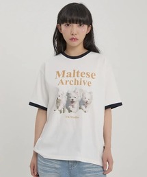 【韓国限定】ブルーアーカイブ カフェメモリア【ワカモ】Tシャツ 韓国限定】ブルーアーカイブ カフェメモリア【ワカモ】Tシャツ