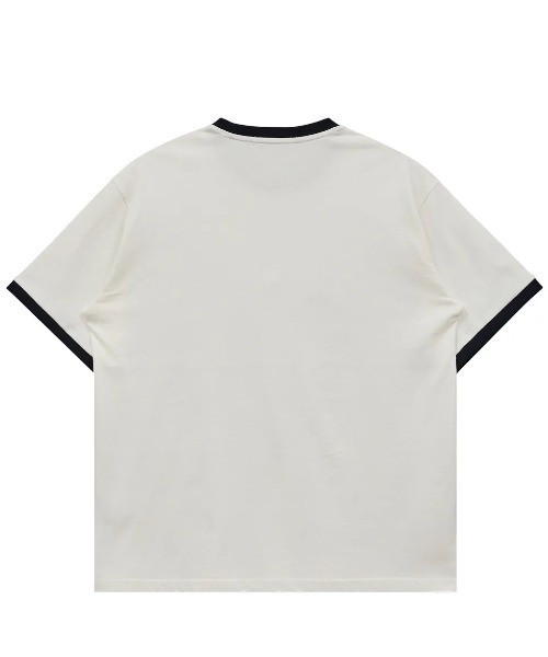 tシャツ A'GEM/9 × .kom 「WaiKei/ワイケイ」マルチーズアーカイブリンガーハーフスリーブTシャツ レディース メンズ A'GEM/9 × .kom 『WaiKei/ワイケイ』マルチーズアーカイブ
