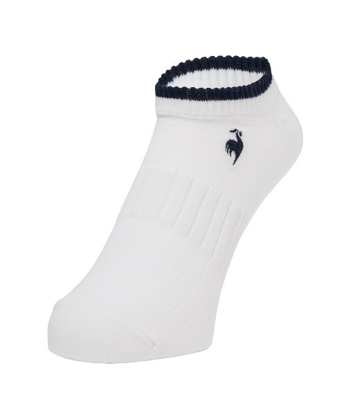 le coq sportif（ルコックスポルティフ）の「3Pソックス(ショート丈)【返品不可商品】（ソックス/靴下・メンズ・ホワイト・25-27/22-24）」の5枚目の写真
