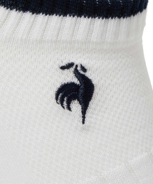 le coq sportif（ルコックスポルティフ）の「3Pソックス(ショート丈)【返品不可商品】（ソックス/靴下・メンズ・ホワイト・25-27/22-24）」の7枚目の写真