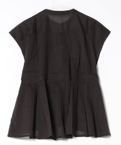 Bou Jeloud（ブージュルード）の「ボイルバンドカラーブラウス（シャツ/ブラウス・レディース・ブラック/イエロー・38）」の3枚目の写真