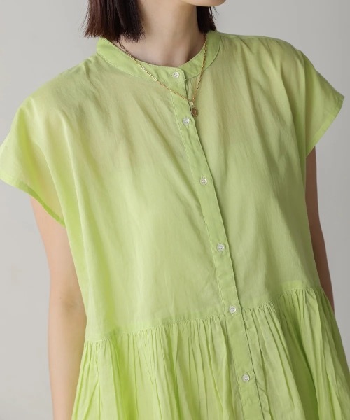 Bou Jeloud（ブージュルード）の「ボイルバンドカラーブラウス（シャツ/ブラウス・レディース・ブラック/イエロー・38）」の12枚目の写真