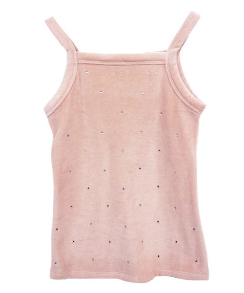 HONEY MI HONEY(ハニーミーハニー)の「velor rhonestone tank top(タンクトップ・レディース・ホワイト/ピンク・FREE)」の12枚目の写真