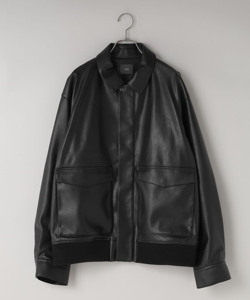 LOWRYS FARM（ローリーズファーム）の「【LFM(U)】フェイクレザーブルゾン　 571331（ブルゾン・メンズ・ブラック・MEDIUM/LARGE）」の15枚目の写真