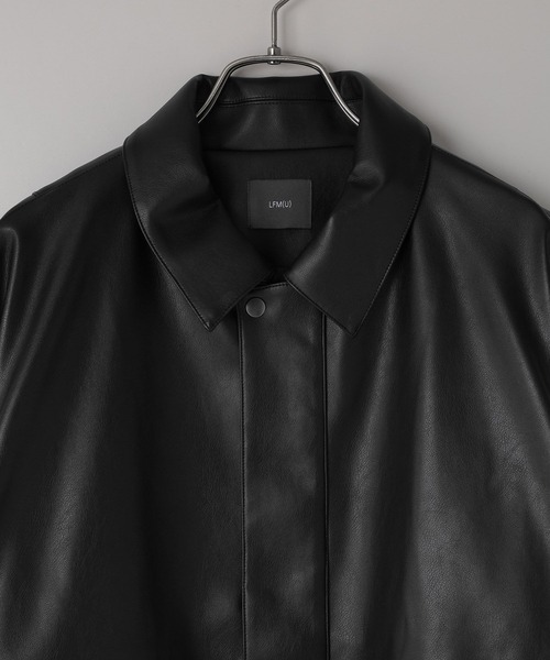 LOWRYS FARM（ローリーズファーム）の「【LFM(U)】フェイクレザーブルゾン　 571331（ブルゾン・メンズ・ブラック・MEDIUM/LARGE）」の17枚目の写真