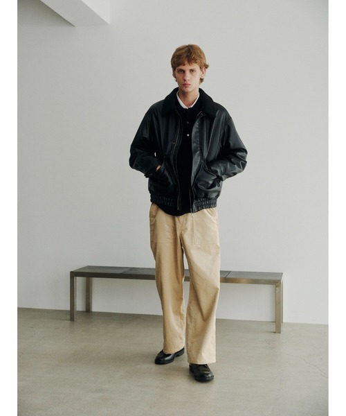 専用　新品韓国INOUFフェイクレザーブルゾン LFM(U)】フェイクレザーブルゾン 571331（ブルゾン）｜LOWRYS FARM