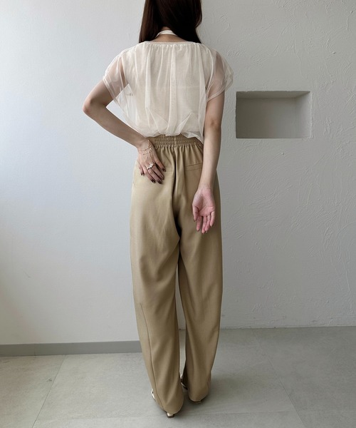 apres jour clair（アプレジュールクレア）の「【apres jour clair】チュールレイヤードタンク（タンクトップ・レディース・チャコールグレー/アイボリー/ブラウン系その他・フリー/X-LARGE）」の11枚目の写真