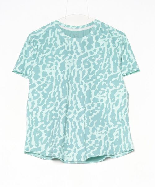 NIKE（ナイキ）の「ナイキ NIKE ナイキ  スウィフト NVLT DF S/S トップ（Tシャツ/カットソー・レディース・ライトグリーン/ブラック・XL/L/M/S）」の2枚目の写真