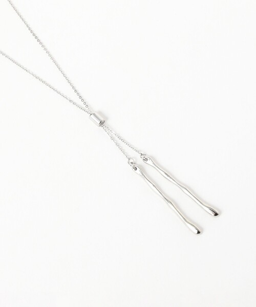 B:MING by BEAMS（ビーミングバイビームス）の「ツインバー ネックレス（ネックレス・レディース・ゴールド/シルバー・ONE SIZE）」の5枚目の写真
