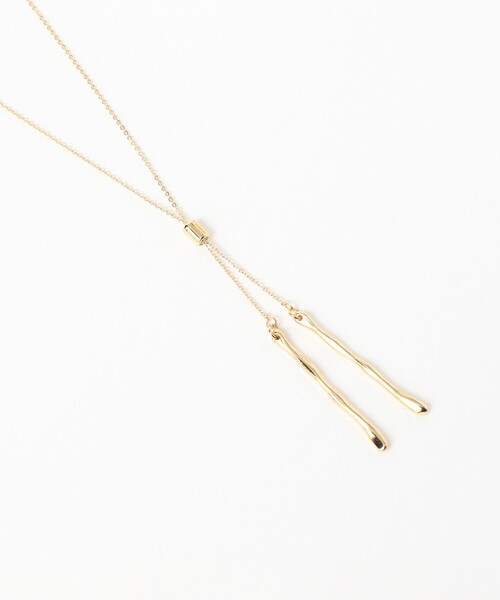 B:MING by BEAMS（ビーミングバイビームス）の「ツインバー ネックレス（ネックレス・レディース・ゴールド/シルバー・ONE SIZE）」の8枚目の写真
