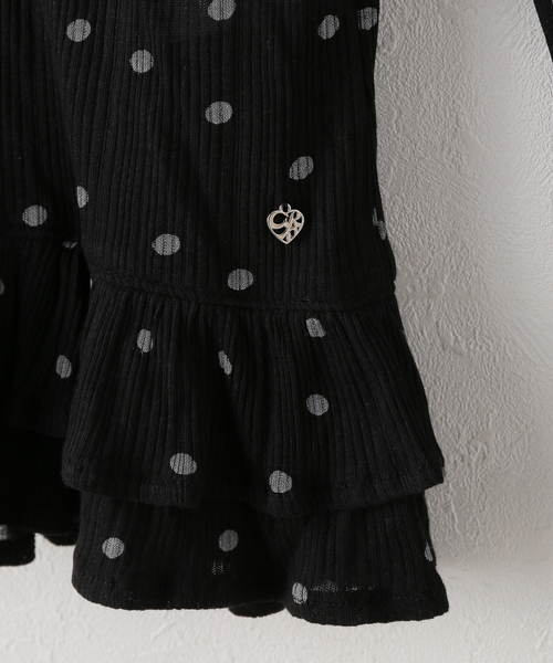 U by SPICK&SPAN(ユーバイスピックアンドスパン)の「CRANK/クランク DOT FRILL SHEER HOOD CARDIGAN(カーディガン/ボレロ・レディース・ライトグレー/ブラック・FREE)」の9枚目の写真