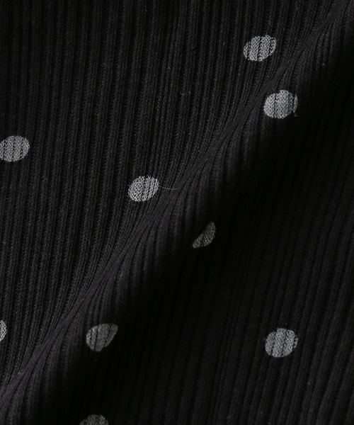 U by SPICK&SPAN(ユーバイスピックアンドスパン)の「CRANK/クランク DOT FRILL SHEER HOOD CARDIGAN(カーディガン/ボレロ・レディース・ライトグレー/ブラック・FREE)」の12枚目の写真