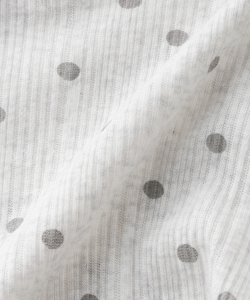 U by SPICK&SPAN(ユーバイスピックアンドスパン)の「CRANK/クランク DOT FRILL SHEER HOOD CARDIGAN(カーディガン/ボレロ・レディース・ライトグレー/ブラック・FREE)」の13枚目の写真