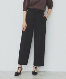 index | ストレッチ2タックワイドパンツ【洗濯機洗い可/接触冷感/吸水速乾】(その他パンツ)