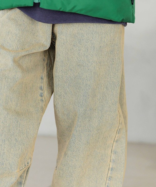 BAYFLOW（ベイフロー）の「[存在感抜群!主役級!!]オーバーダイデニム(KIDS)（デニムパンツ・キッズ・オレンジ/イエロー・110cm/120cm/130cm/140cm/150cm）」の6枚目の写真