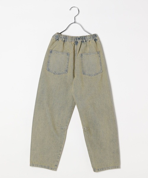 BAYFLOW（ベイフロー）の「[存在感抜群!主役級!!]オーバーダイデニム(KIDS)（デニムパンツ・キッズ・オレンジ/イエロー・110cm/120cm/130cm/140cm/150cm）」の9枚目の写真