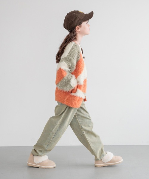 BAYFLOW（ベイフロー）の「[存在感抜群!主役級!!]オーバーダイデニム(KIDS)（デニムパンツ・キッズ・オレンジ/イエロー・110cm/120cm/130cm/140cm/150cm）」の19枚目の写真