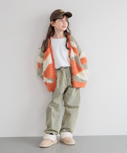 BAYFLOW（ベイフロー）の「[存在感抜群!主役級!!]オーバーダイデニム(KIDS)（デニムパンツ・キッズ・オレンジ/イエロー・110cm/120cm/130cm/140cm/150cm）」の20枚目の写真