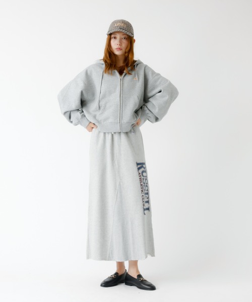 KELTY(ケルティ)の「【KELTY/ケルティ】ミニロゴクロップドジップパーカー / フーディ(パーカー・レディース・グレー/ブラック・フリー)」の11枚目の写真