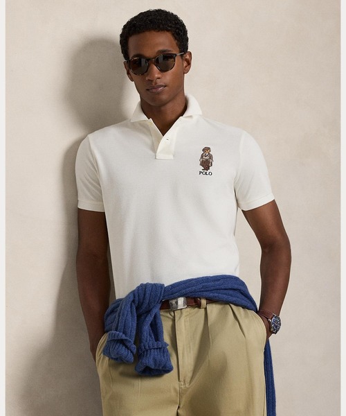 カスタム スリム フィット Polo ベア ポロシャツ（ポロシャツ）｜POLO