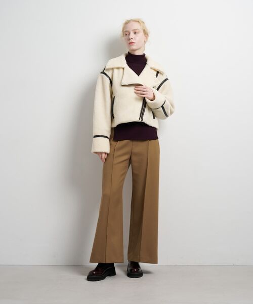 セール】ボアライダースジャケット（その他アウター）｜LANVIN en Bleu