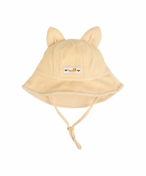 moimoln（モイモルン）の「フォックスバケットハット（ハット・キッズ・ライトイエロー・48cm/50cm/52cm）」の3枚目の写真