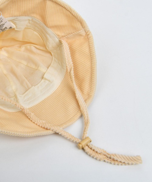 moimoln（モイモルン）の「フォックスバケットハット（ハット・キッズ・ライトイエロー・48cm/50cm/52cm）」の4枚目の写真