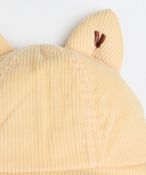 moimoln（モイモルン）の「フォックスバケットハット（ハット・キッズ・ライトイエロー・48cm/50cm/52cm）」の6枚目の写真
