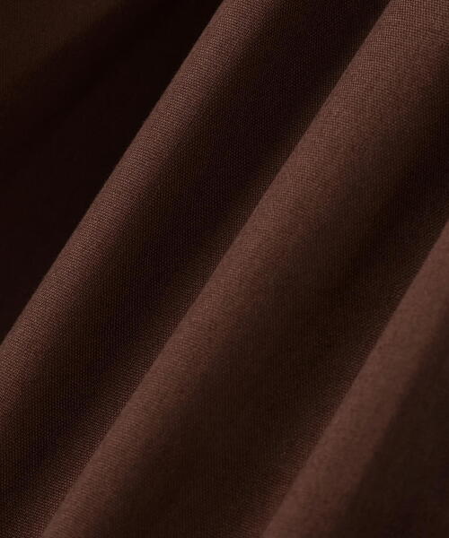 NATURAL BEAUTY BASIC（ナチュラルビューティーベーシック）の「◇Ｖネックシャーリングペプラムブラウス（シャツ/ブラウス・レディース・ダークブラウン/オフホワイト・SMALL/MEDIUM）」の20枚目の写真