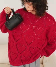CLANE レッド モヘアニット CLANE ニット セーター 「CLANE/クラネ」MIX LOOP MOHAIR KNIT