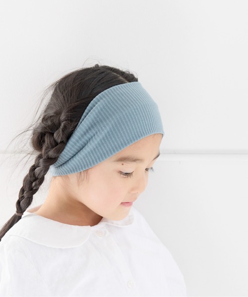 LOWRYS FARM（ローリーズファーム）の「リブヘアバンド　 591529（ヘアバンド・キッズ・レッド/ブラック/オフホワイト/グレー/ブルー・FREE）」の4枚目の写真