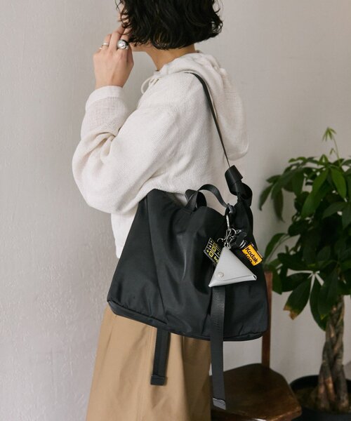 インフルエンサーouchi企画》アジャスタートートバッグ横型